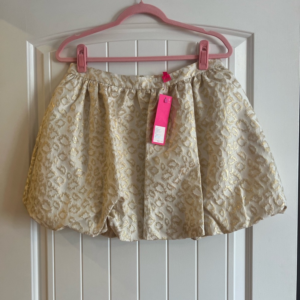 Lilly Pulitzer Leah animal print bubble skirt
